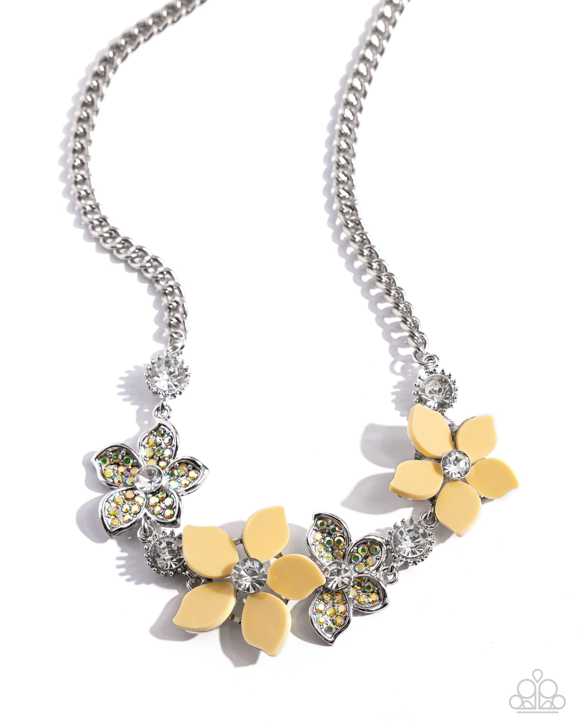 Bouquet Ballad - yellow - Paparazzi necklace
