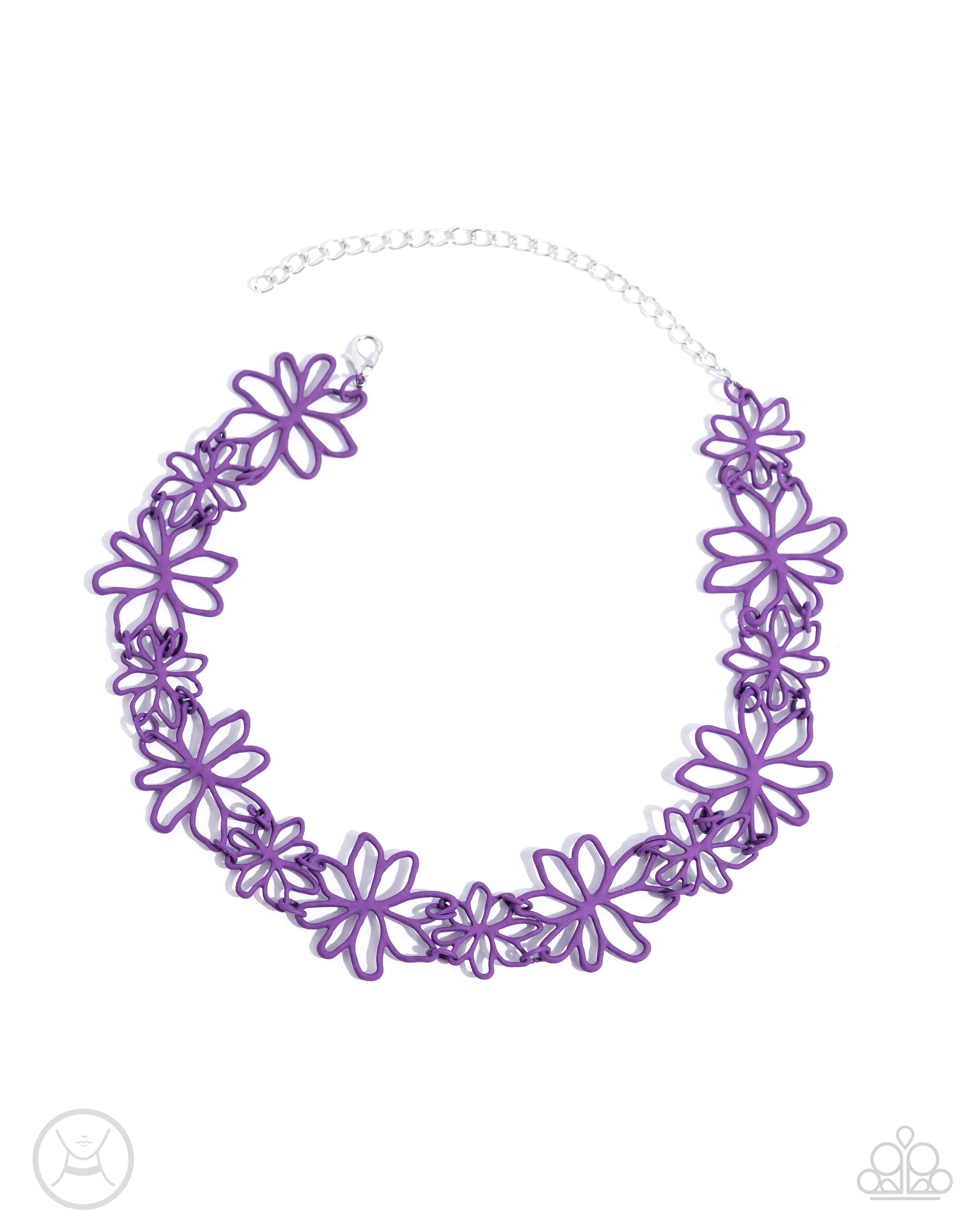 Bouquet Blend - purple - Paparazzi necklace