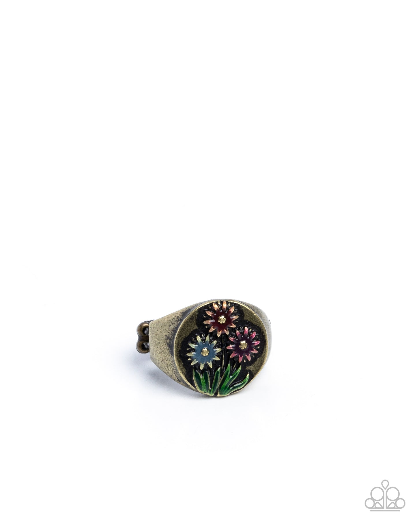 Bouquet Breakthrough - brass - Paparazzi ring