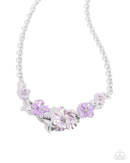 Bouquet Brilliance - purple - Paparazzi necklace