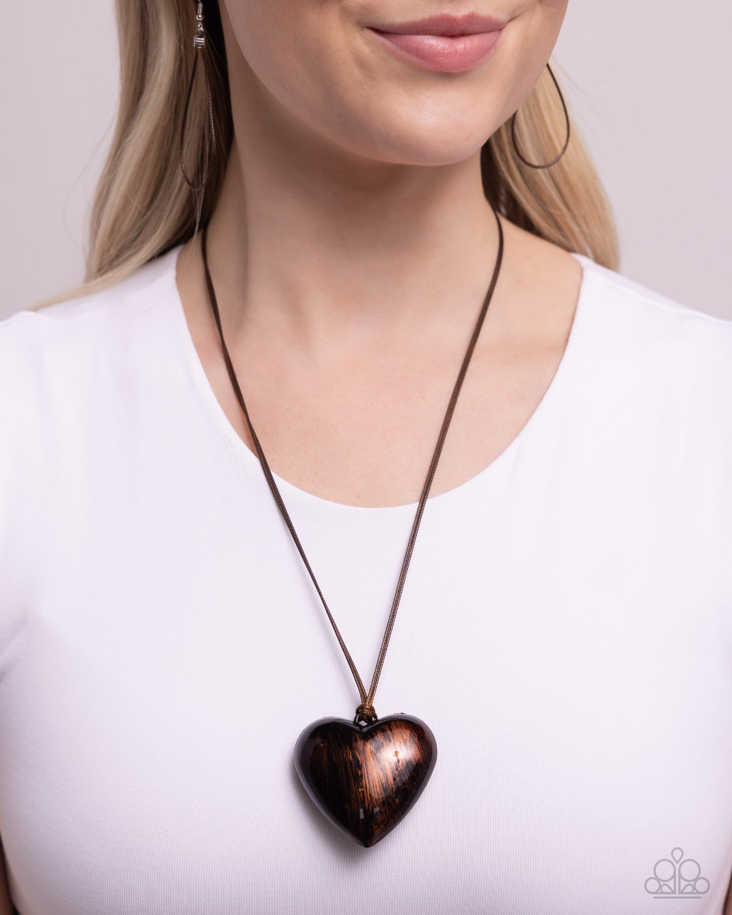 Boyfriend Behavior - brown - Paparazzi necklace