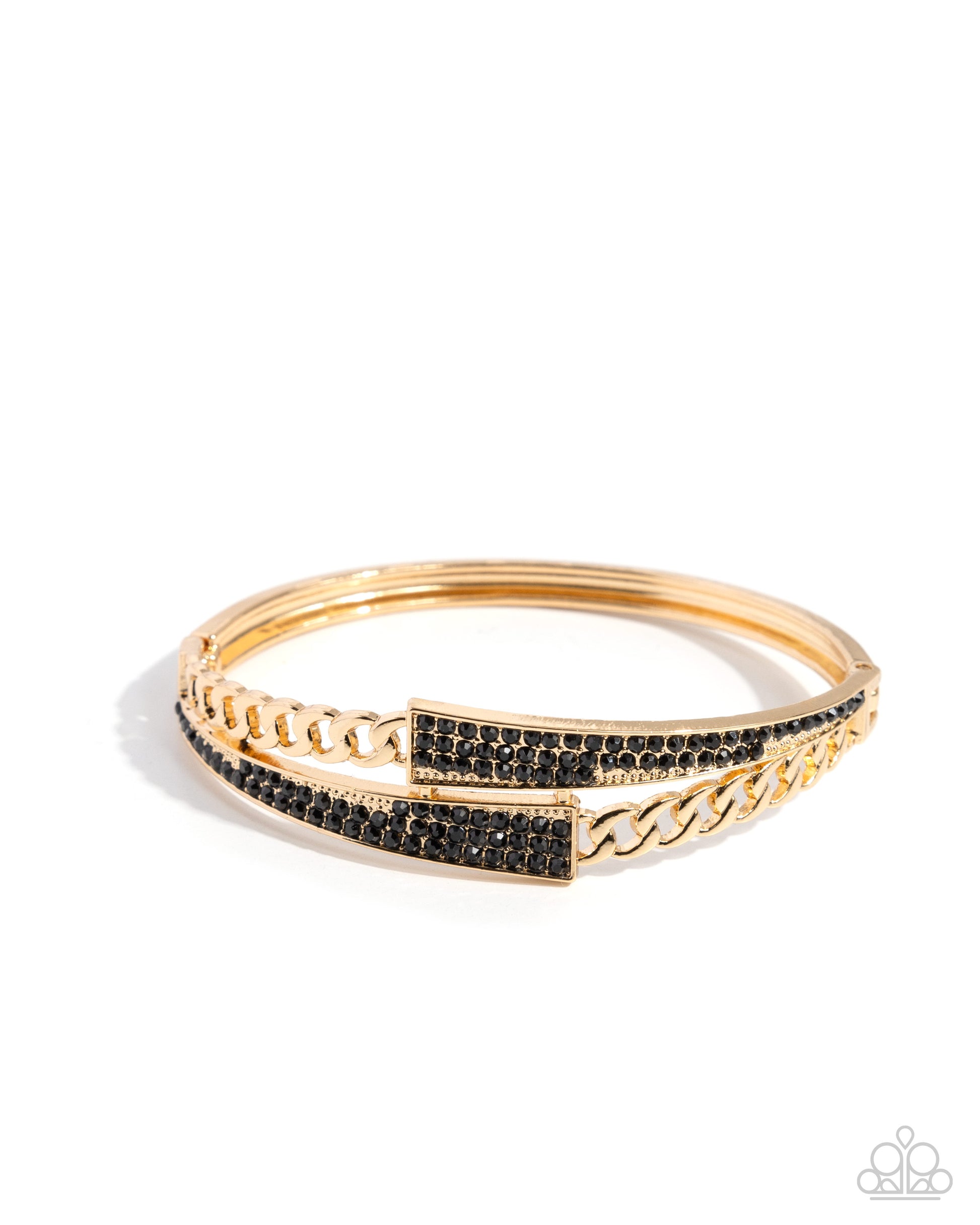 Braided Beginning - black - Paparazzi bracelet
