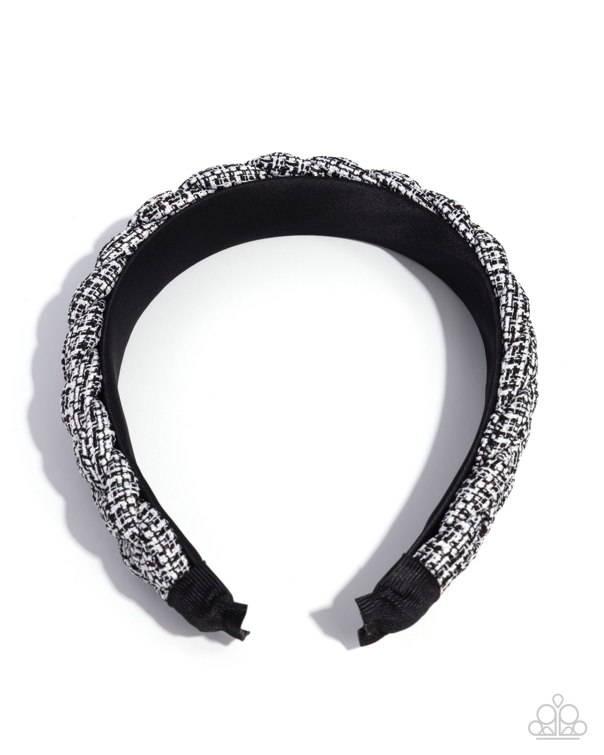 Braided Bombshell - black - Paparazzi headband