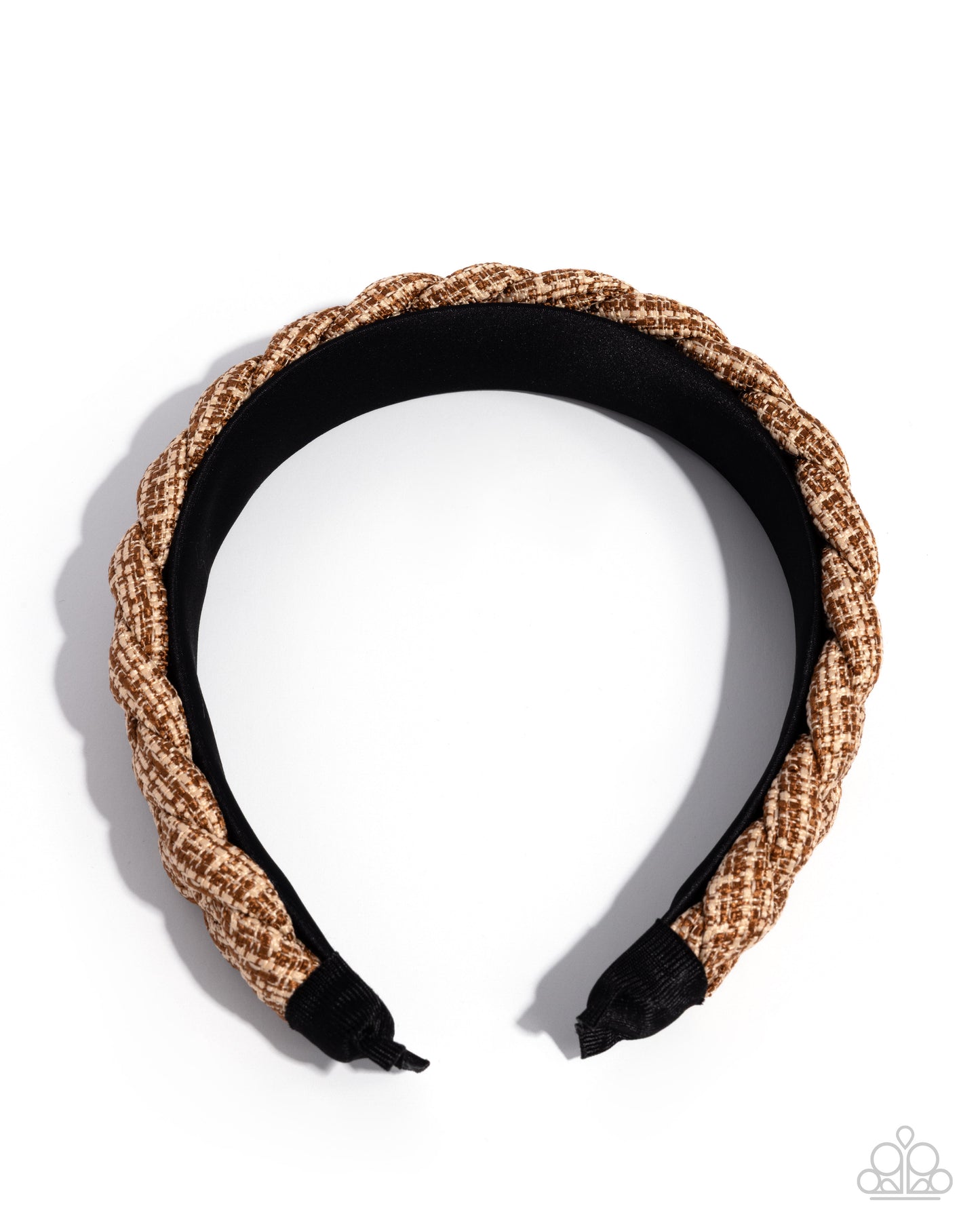 Braided Bombshell - brown - Paparazzi headband