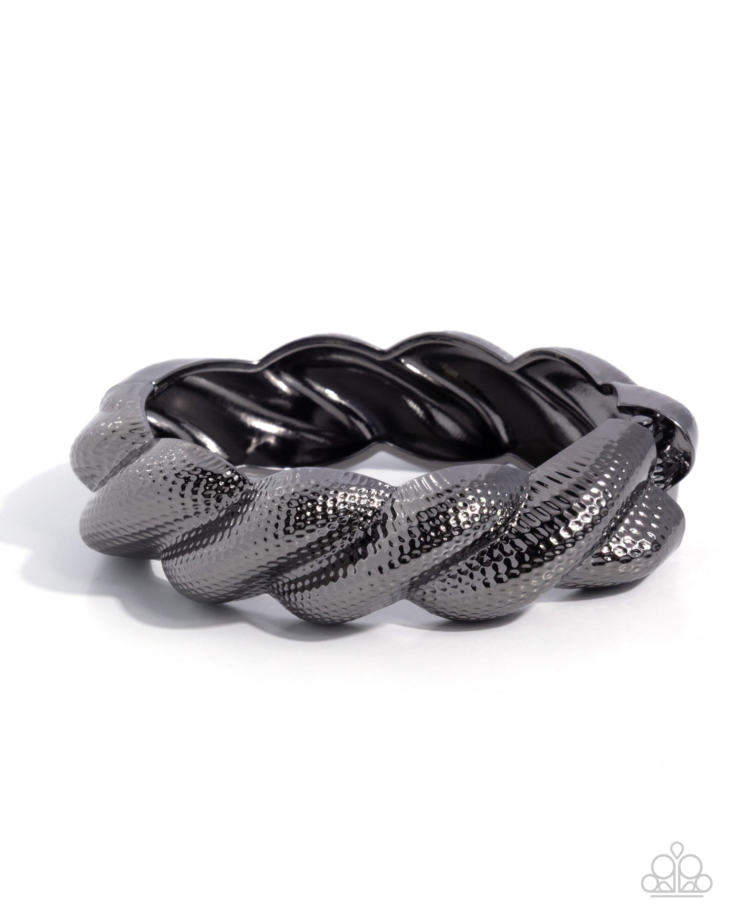 Brazen Braid - black - Paparazzi bracelet