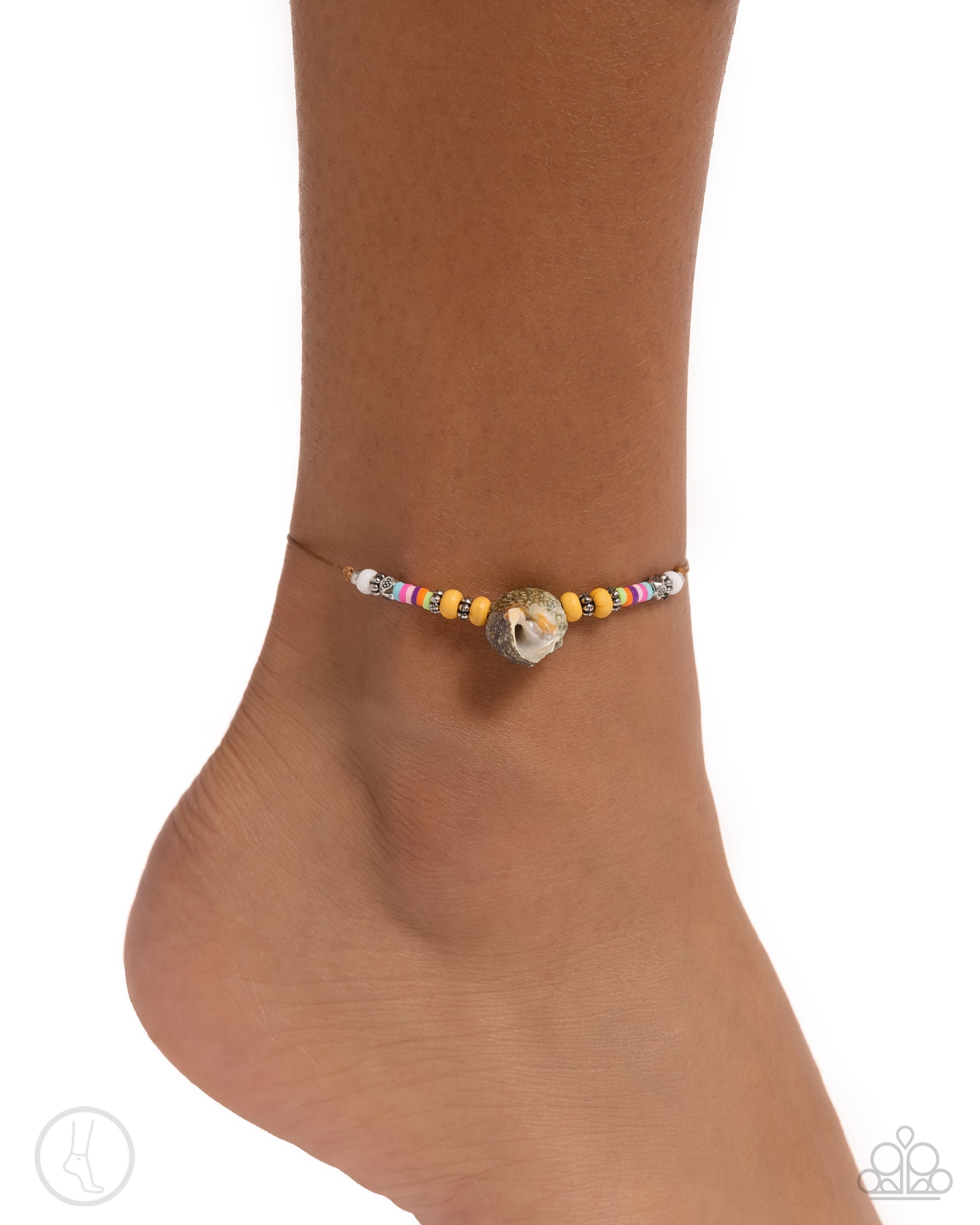 Break the SHELL - multi - Paparazzi anklet