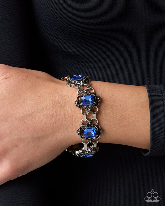 Brief Bloom - blue - Paparazzi bracelet