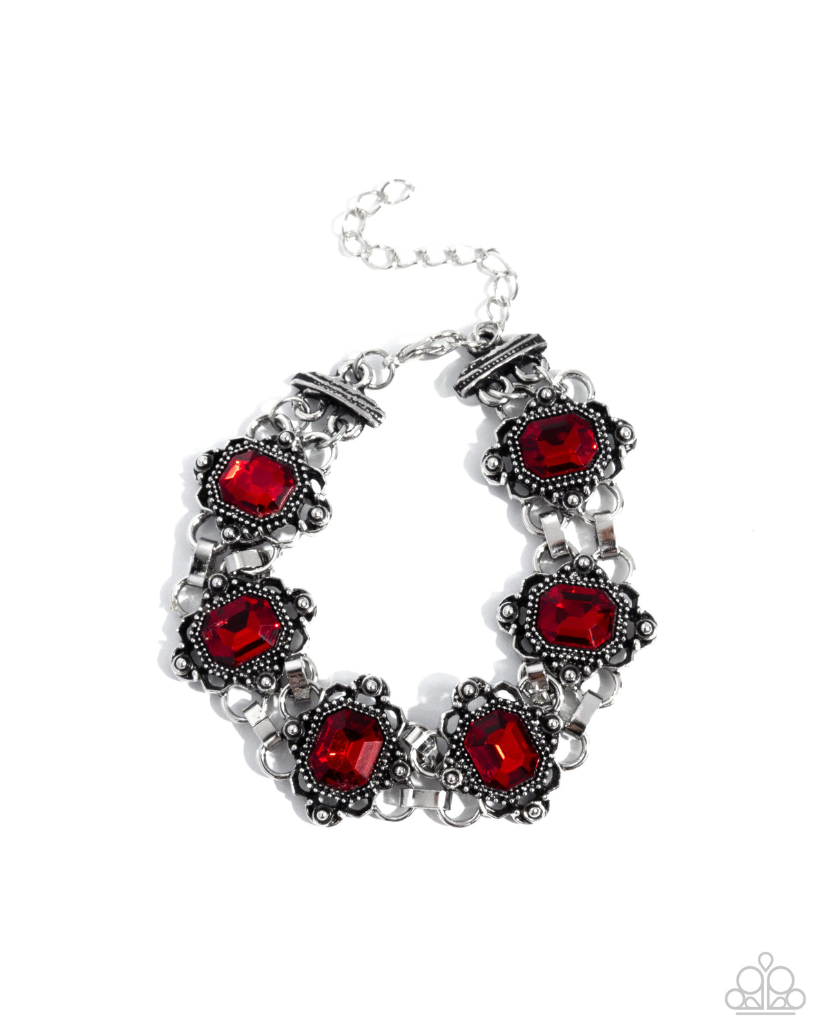 Brief Bloom - red - Paparazzi bracelet