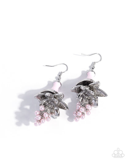 Brilliant Bells - pink - Paparazzi earrings