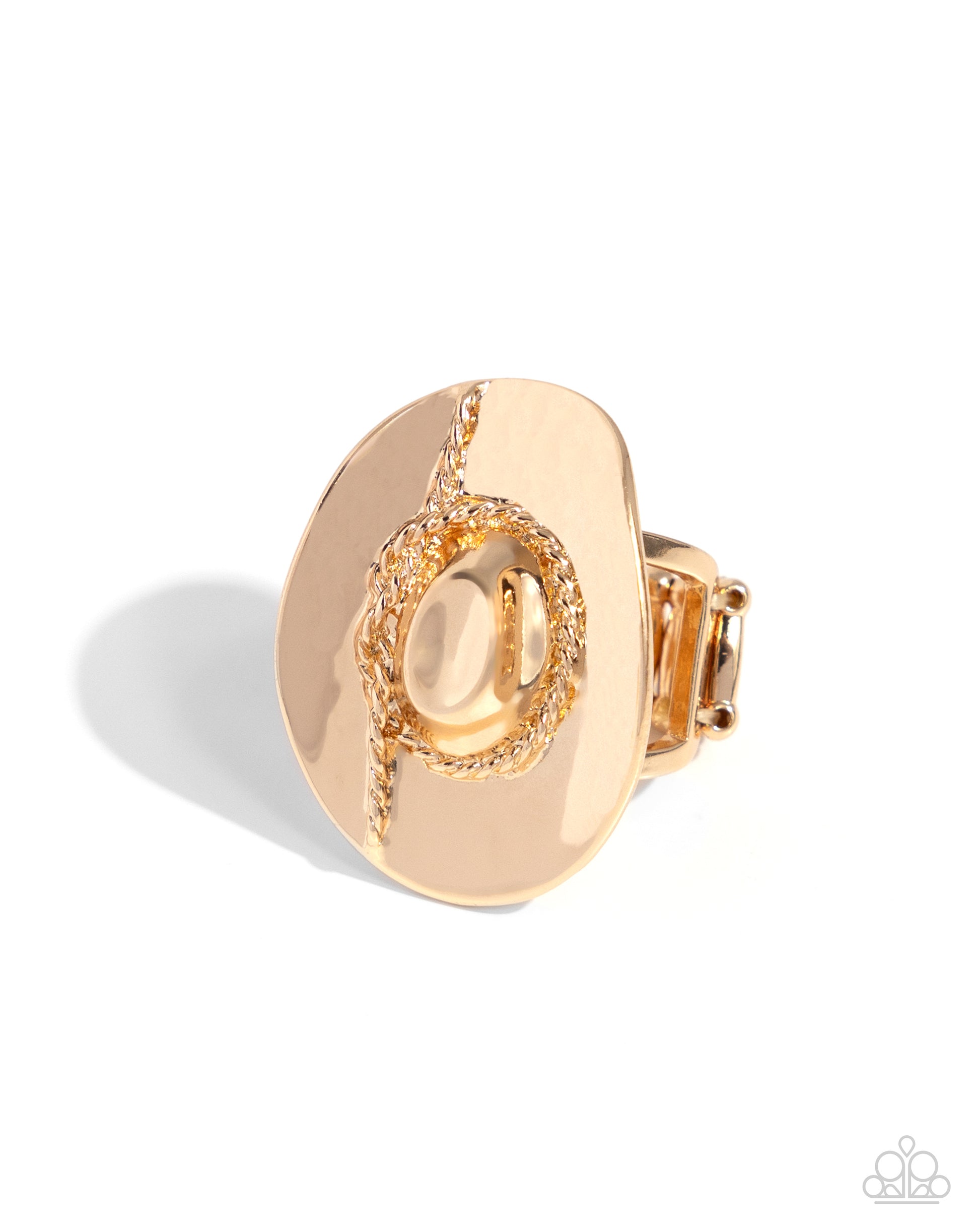 Broach Break - gold - Paparazzi ring