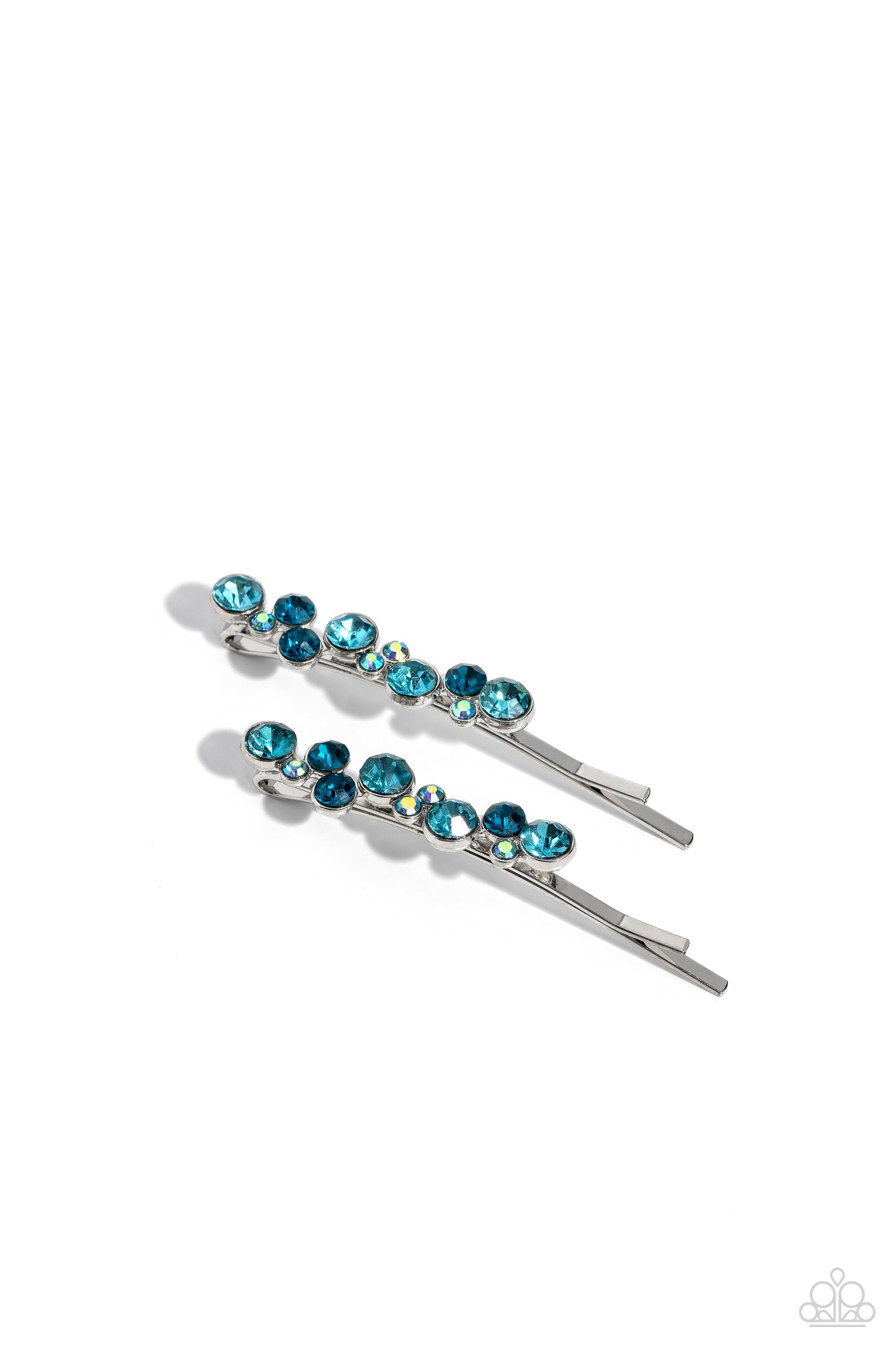 Bubbly Ballroom - blue - Paparazzi hair clip