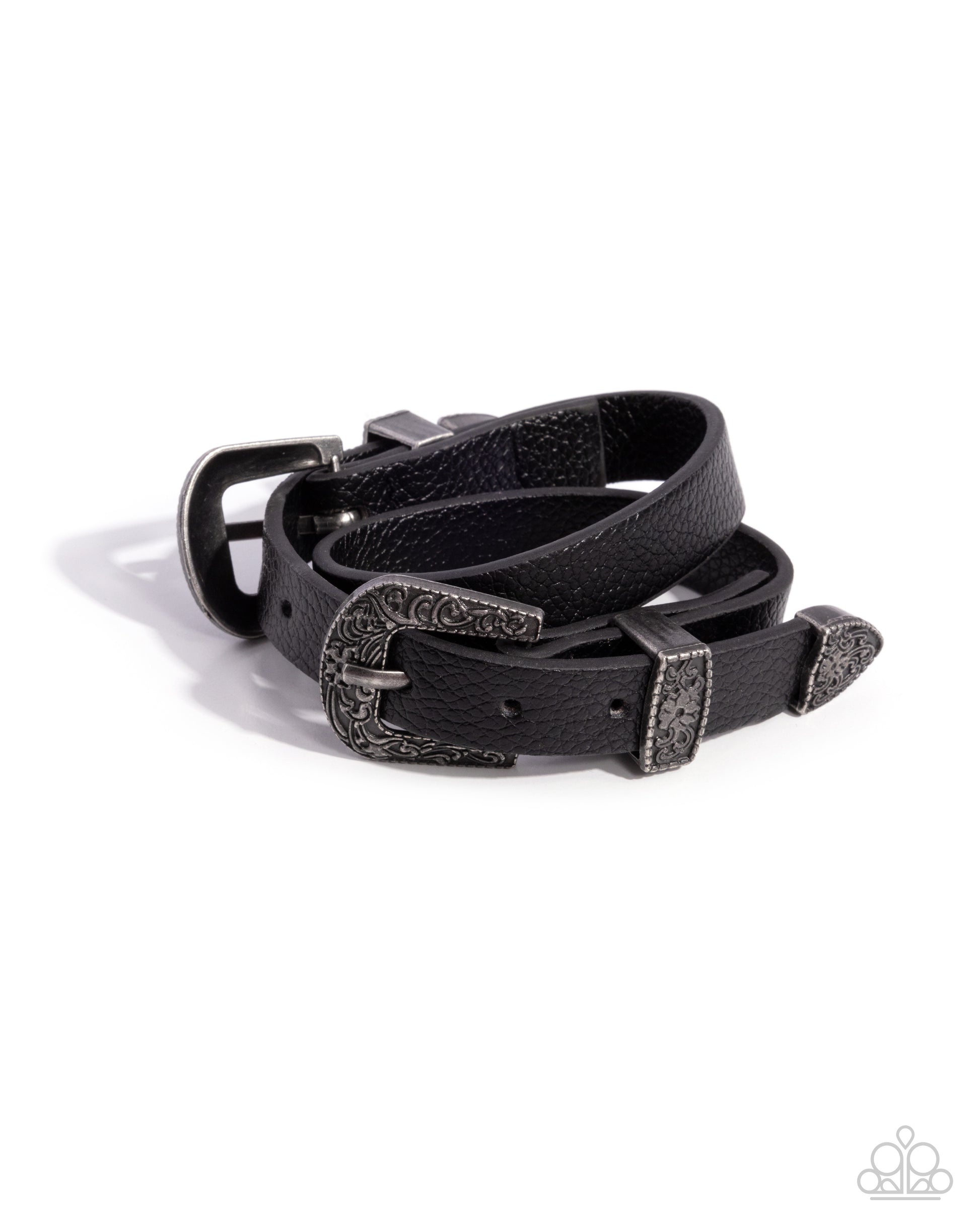 Buckle TOWN - black - Paparazzi bracelet