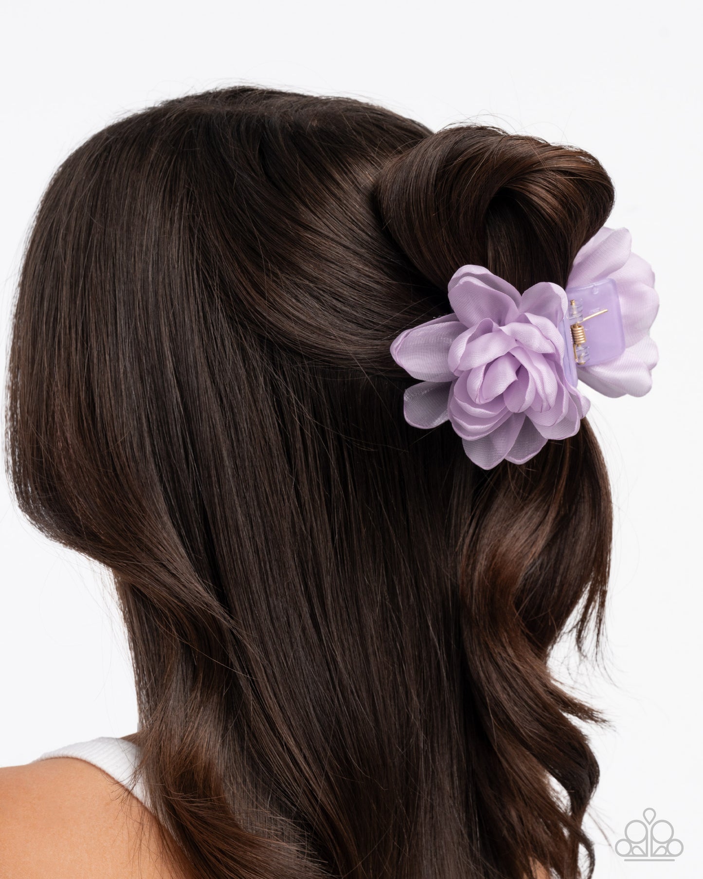 Budding Backdrop - purple - Paparazzi hair clip