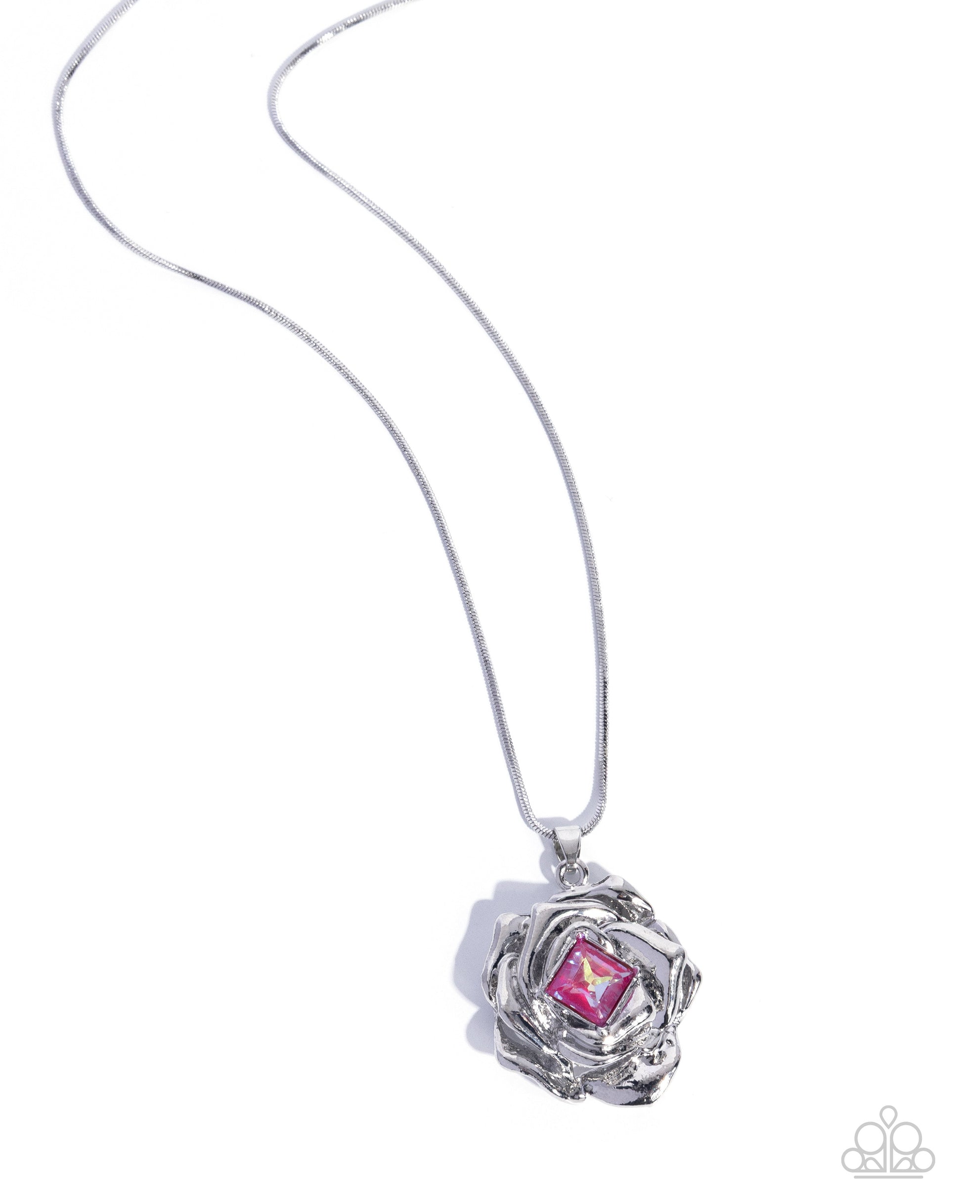 Budding Blaze - pink - Paparazzi necklace
