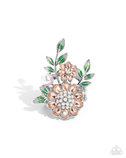 Budding Bling - orange - Paparazzi ring