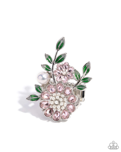 Budding Bling - pink - Paparazzi ring