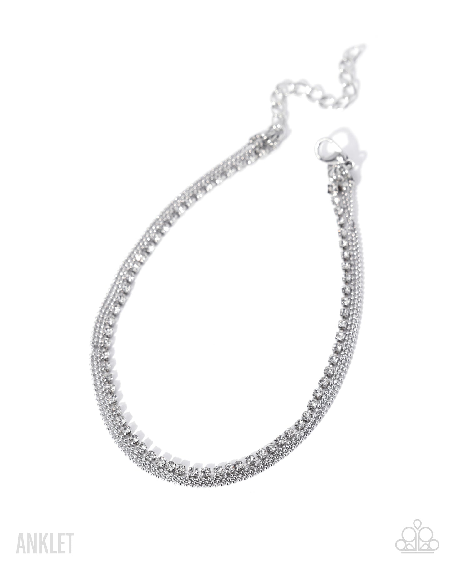 Building My Style - white - Paparazzi anklet