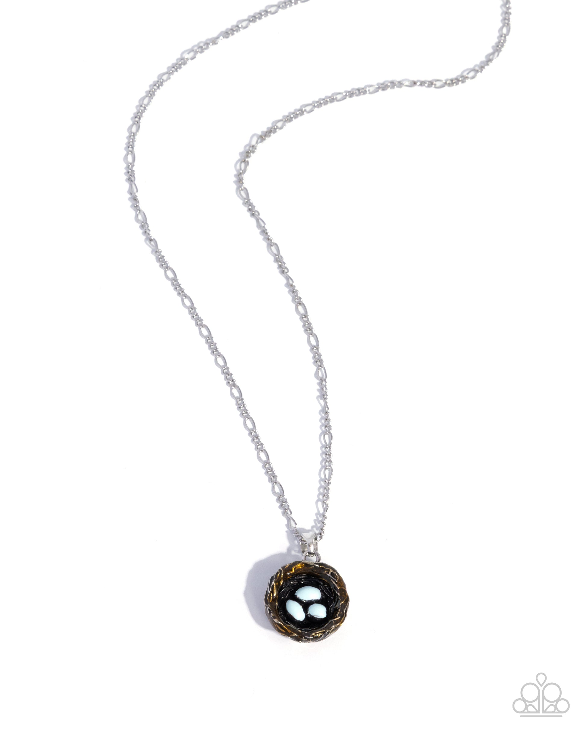 Building a Nest - blue - Paparazzi necklace