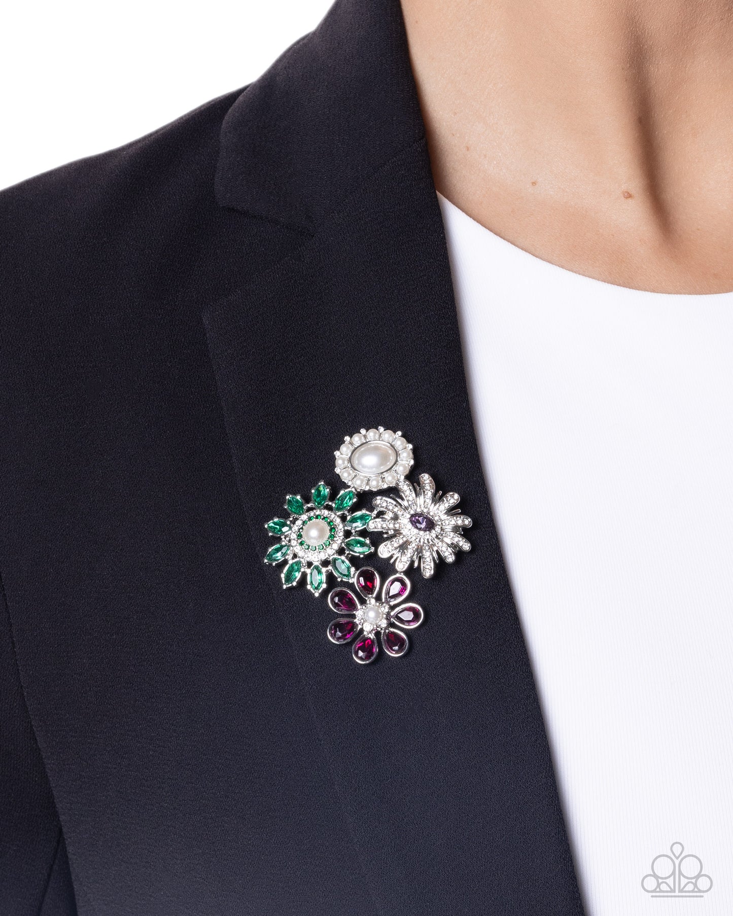 Bustling Bouquet - multi - Paparazzi brooch