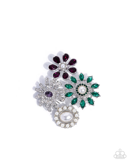 Bustling Bouquet - multi - Paparazzi brooch