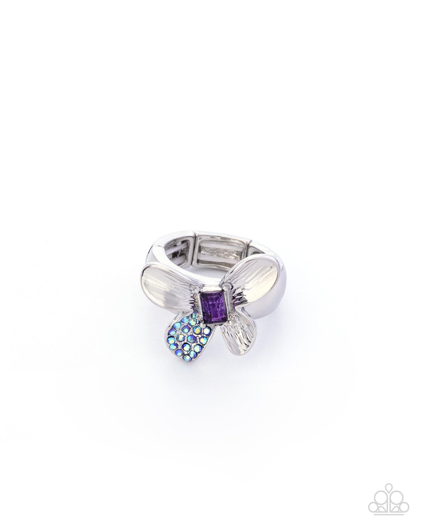 Butterfly Belief - purple - Paparazzi ring