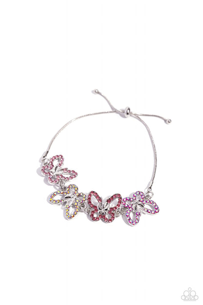 Butterfly Belonging - pink - Paparazzi bracelet