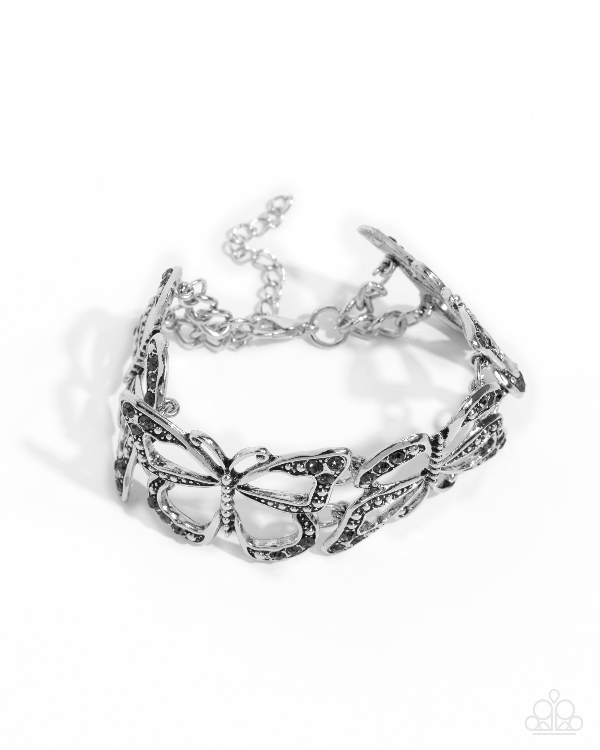 Butterfly Business - silver - Paparazzi bracelet