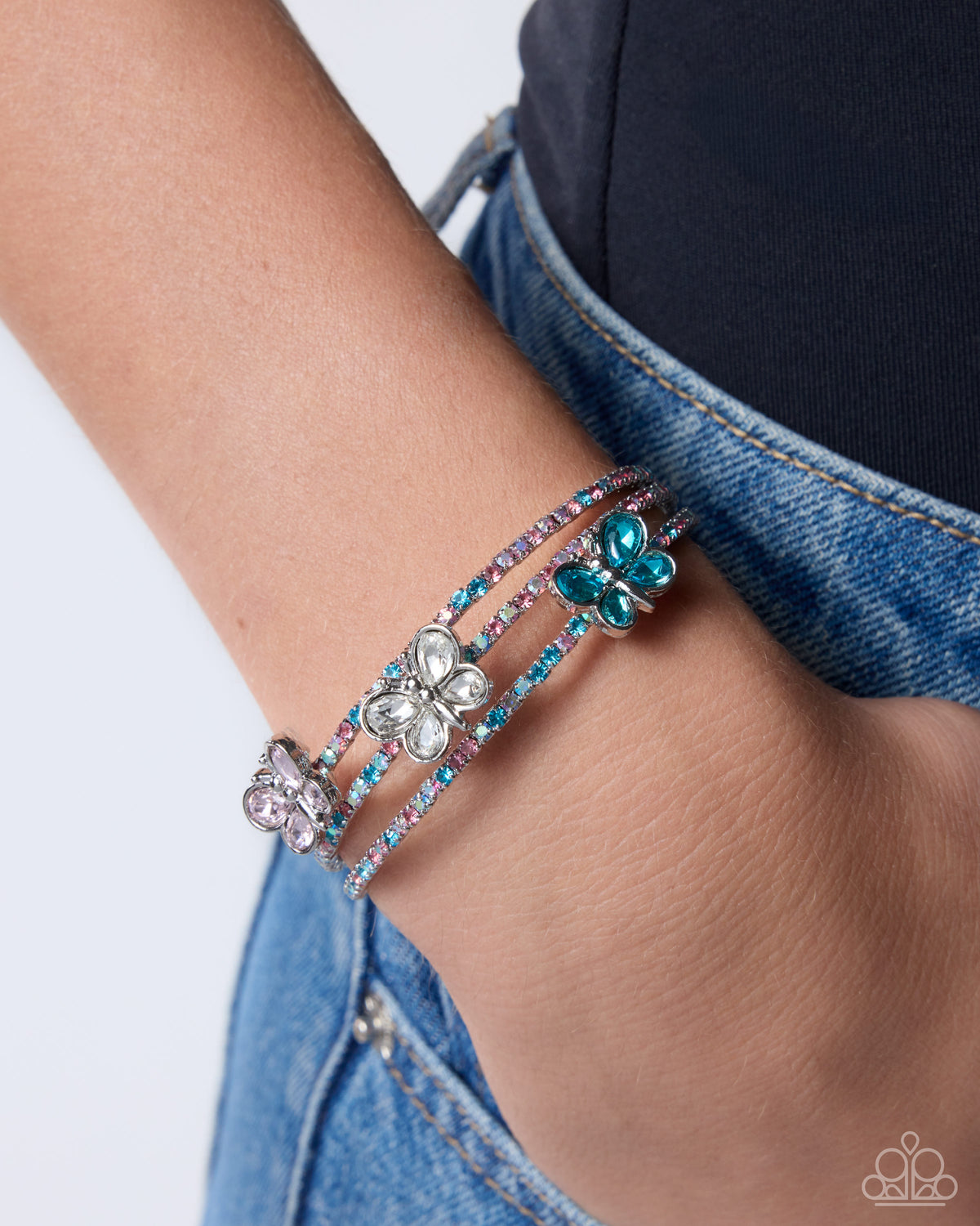 Butterfly Story - multi - Paparazzi bracelet