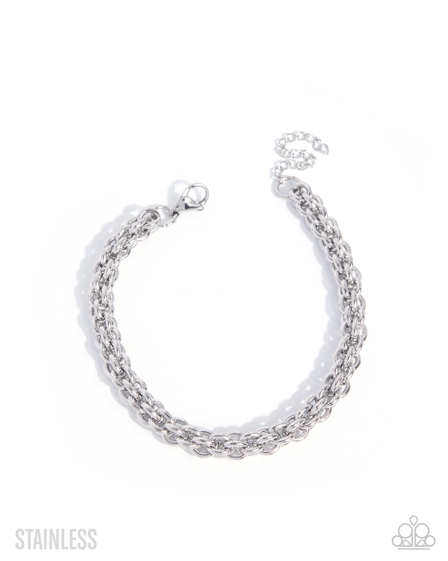 CHAIN Power - silver - Paparazzi MENS bracelet