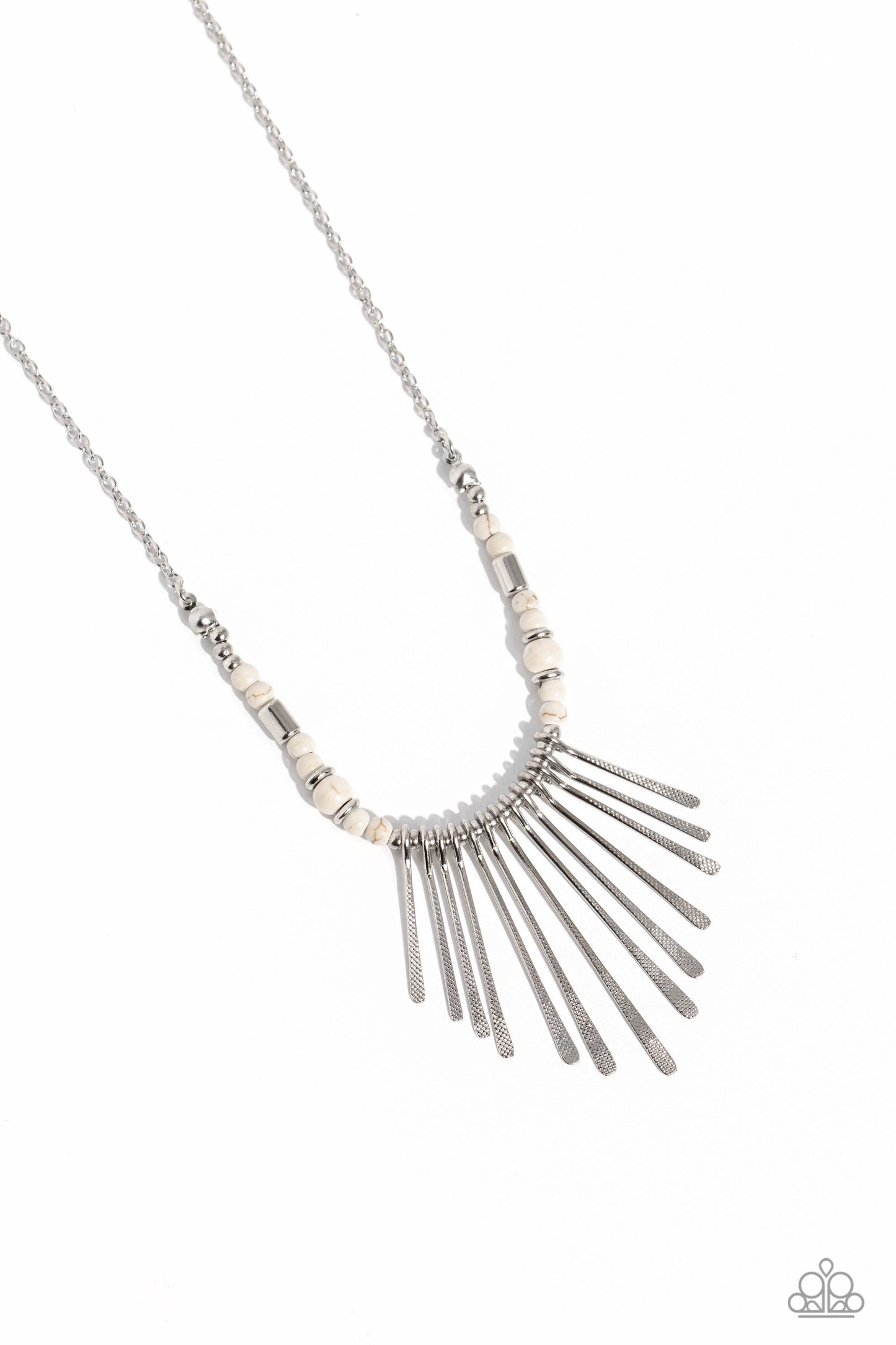 CLAWS of Nature - white - Paparazzi necklace