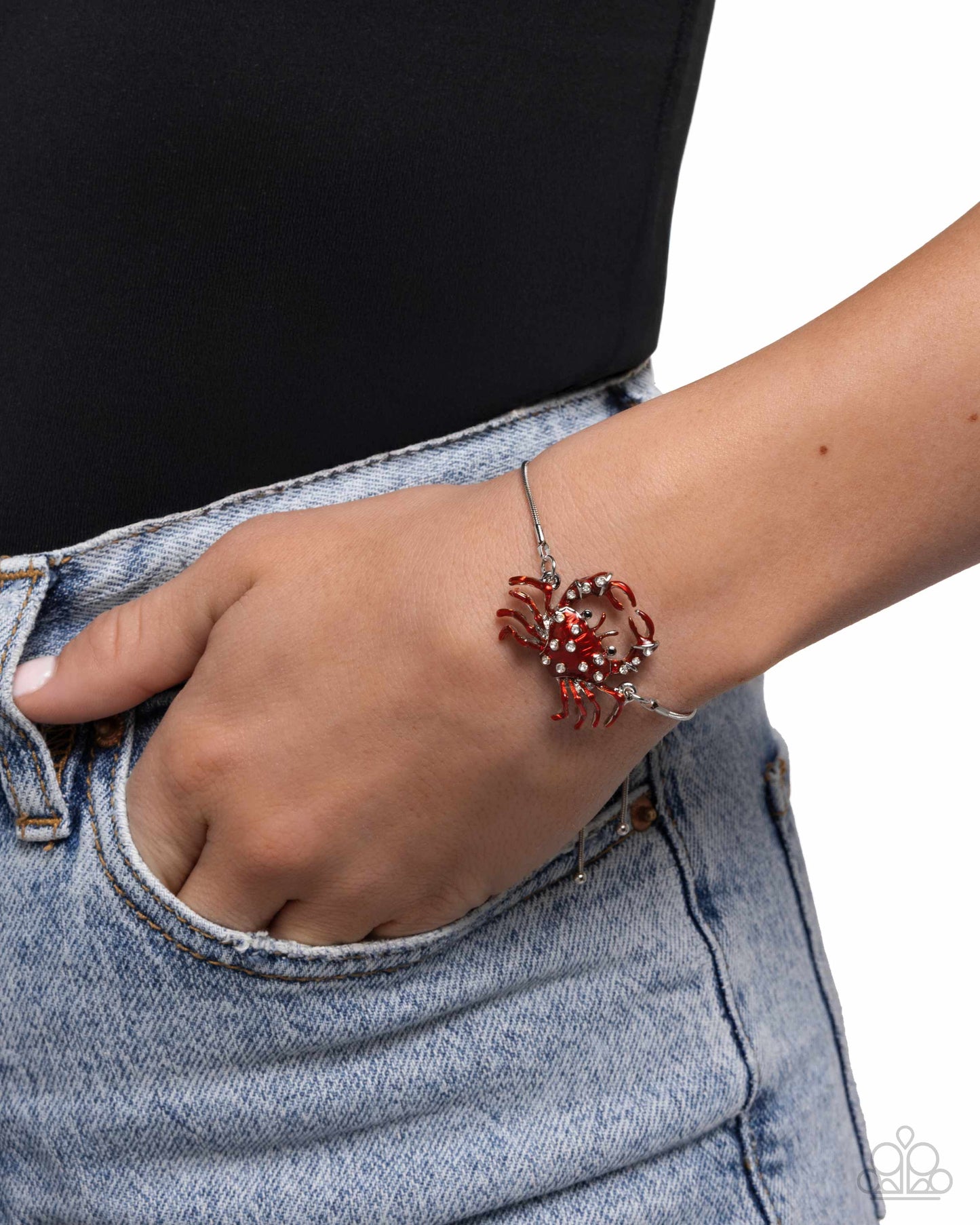 CRAB Walk - red - Paparazzi bracelet