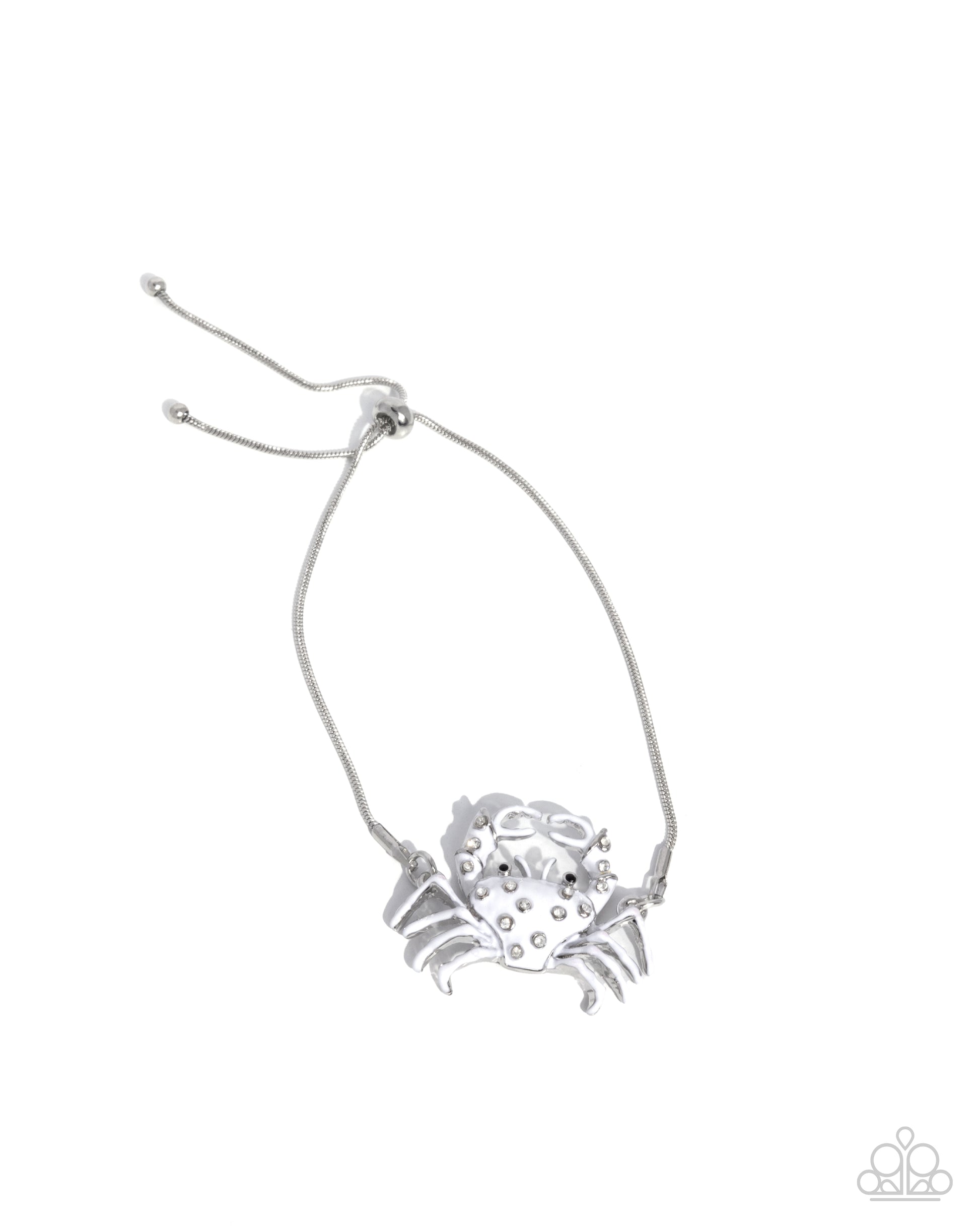 CRAB Walk - white - Paparazzi bracelet