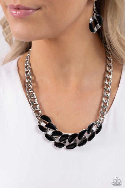 CURB Craze - black - Paparazzi necklace