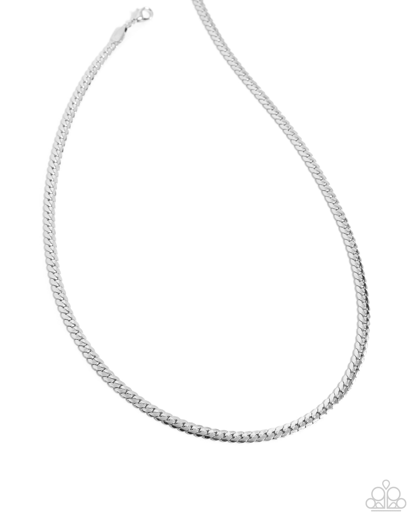 CURB the Peace - silver - Paparazzi MENS necklace