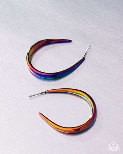 CURVE Your Appetite - multi - Paparazzi earrings