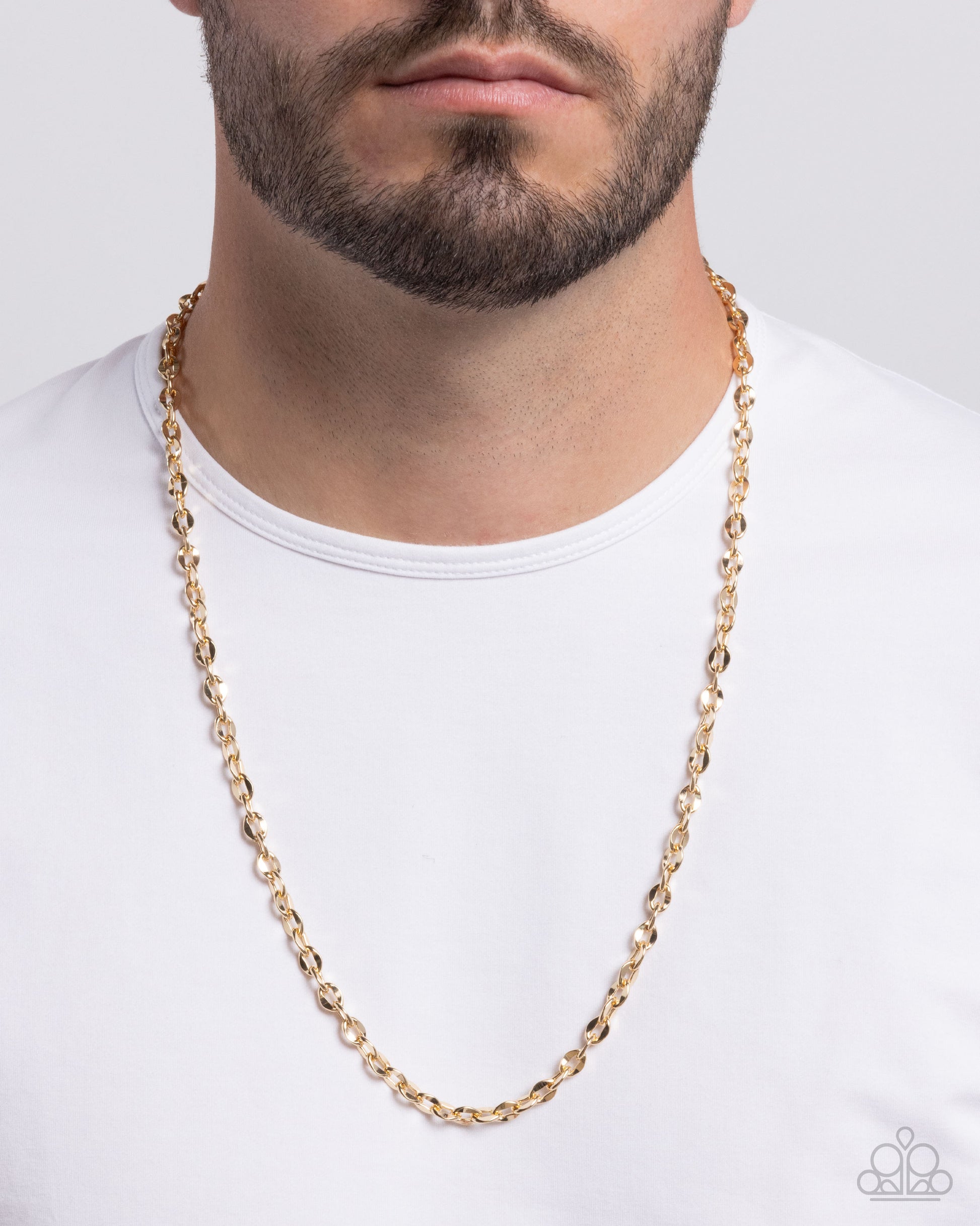 Cable Charisma - gold - Paparazzi MENS necklace