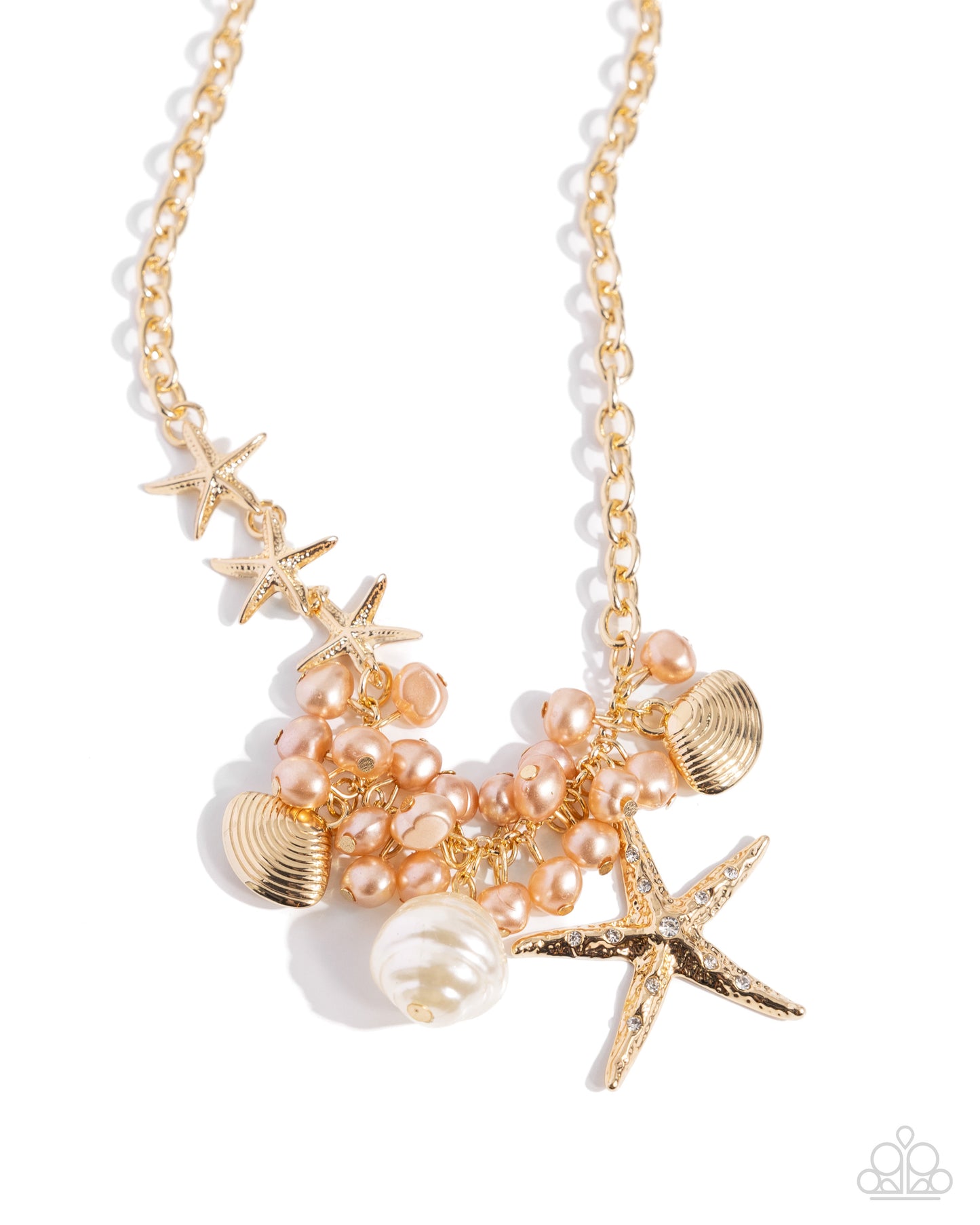 Cabo Coast - gold - Paparazzi necklace