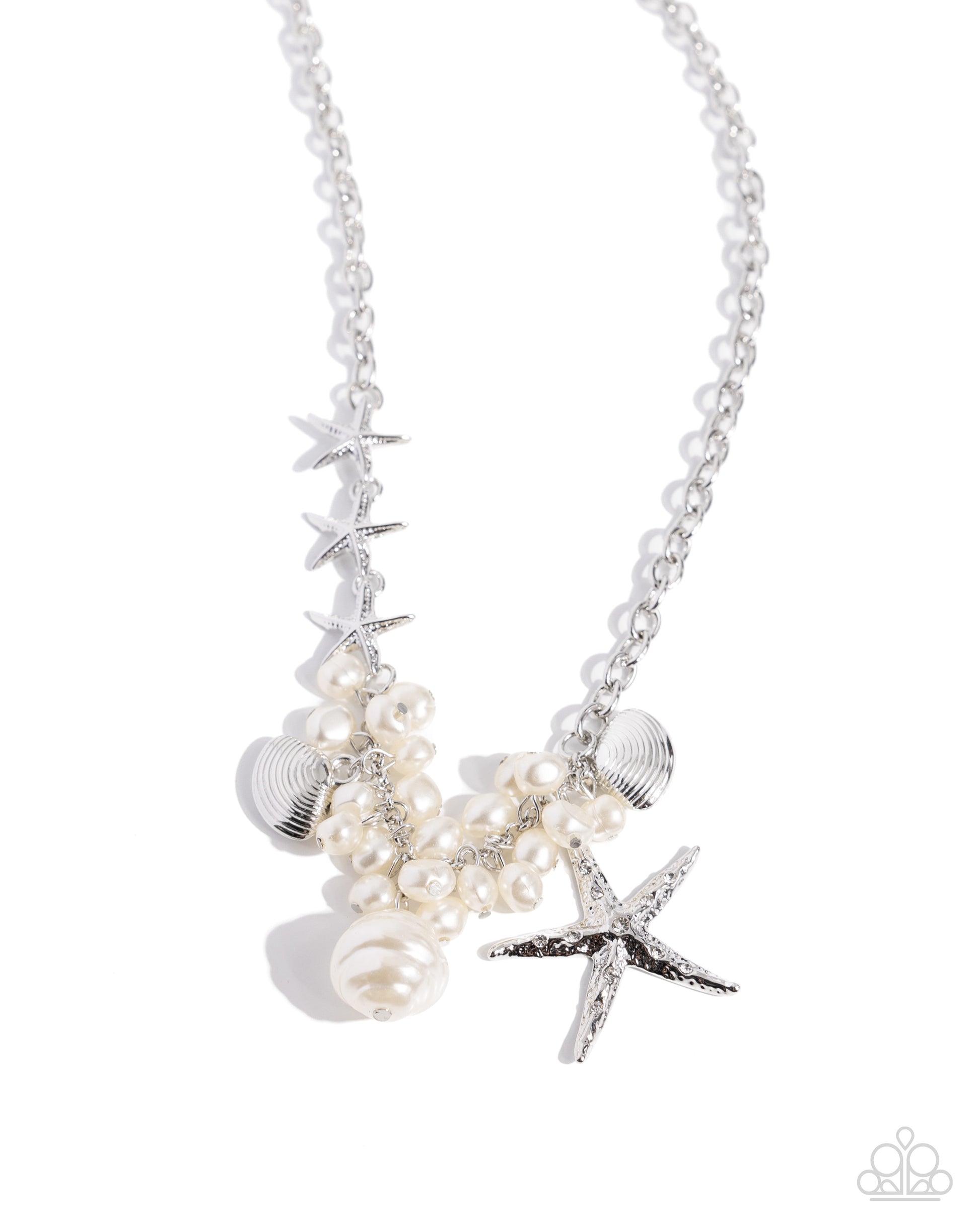 Cabo Coast - white - Paparazzi necklace