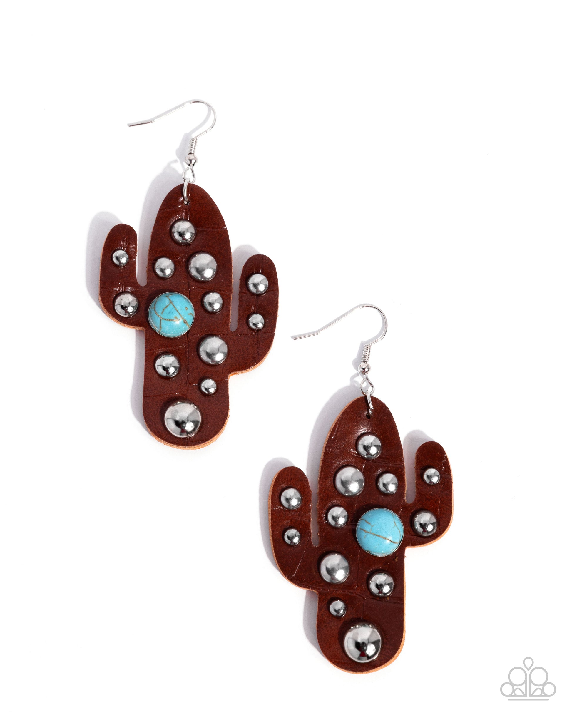 Cactus Cache - brown - Paparazzi earrings