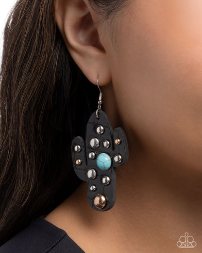 Cactus Cache - multi - Paparazzi earrings
