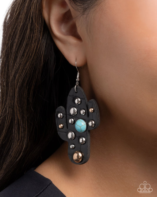 Cactus Cache - multi - Paparazzi earrings