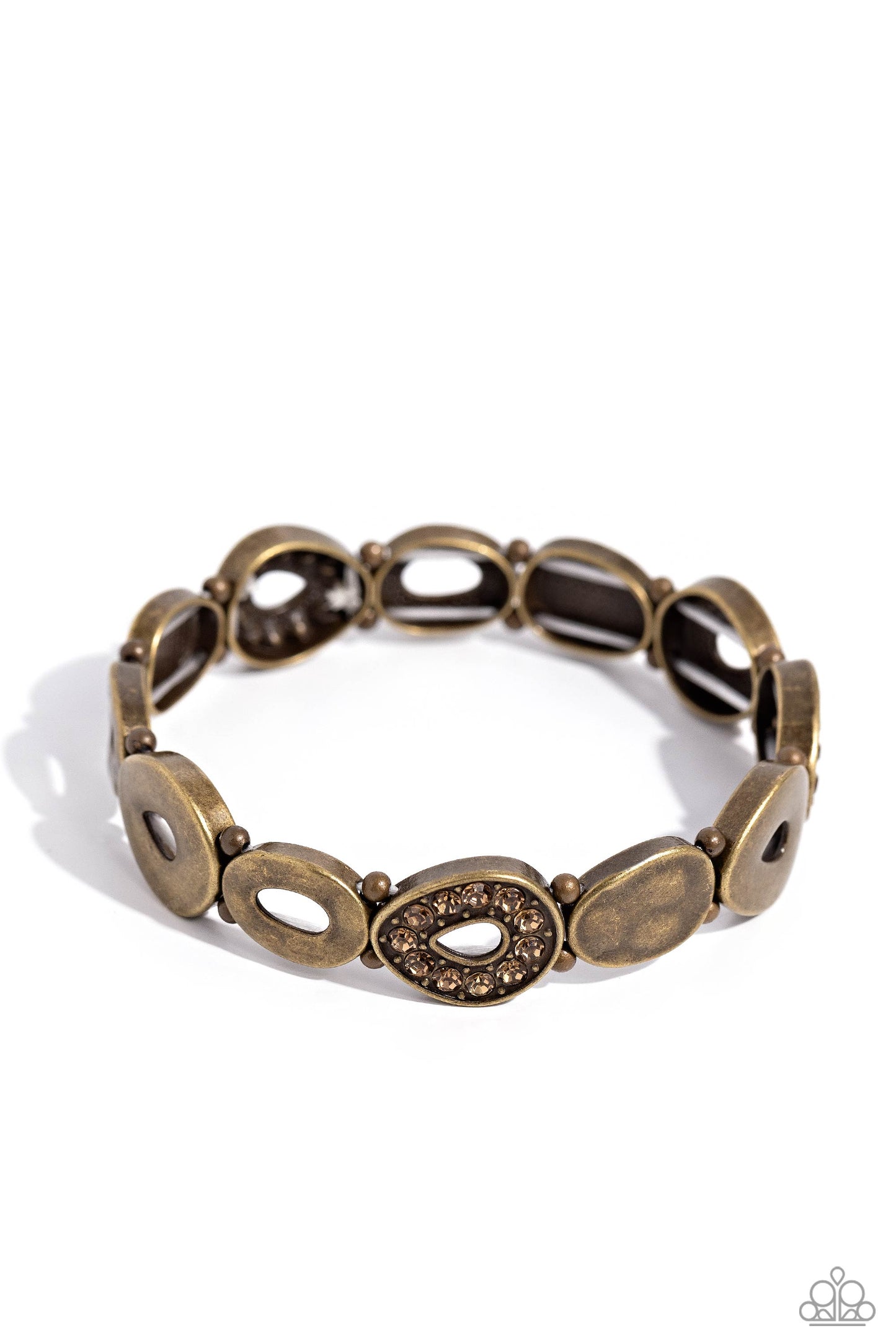 Calibrated Class - brass - Paparazzi bracelet