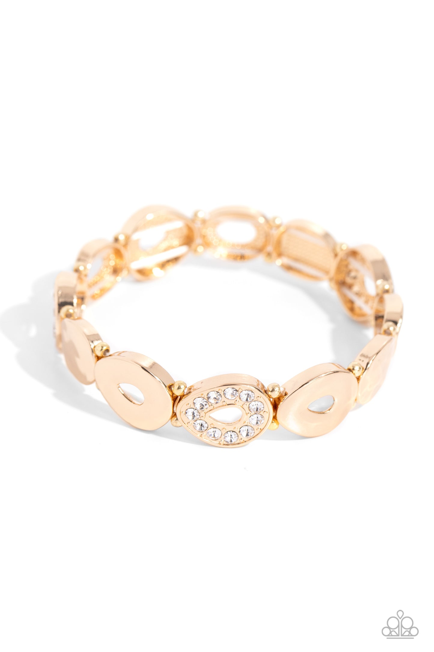 Calibrated Class - gold - Paparazzi bracelet