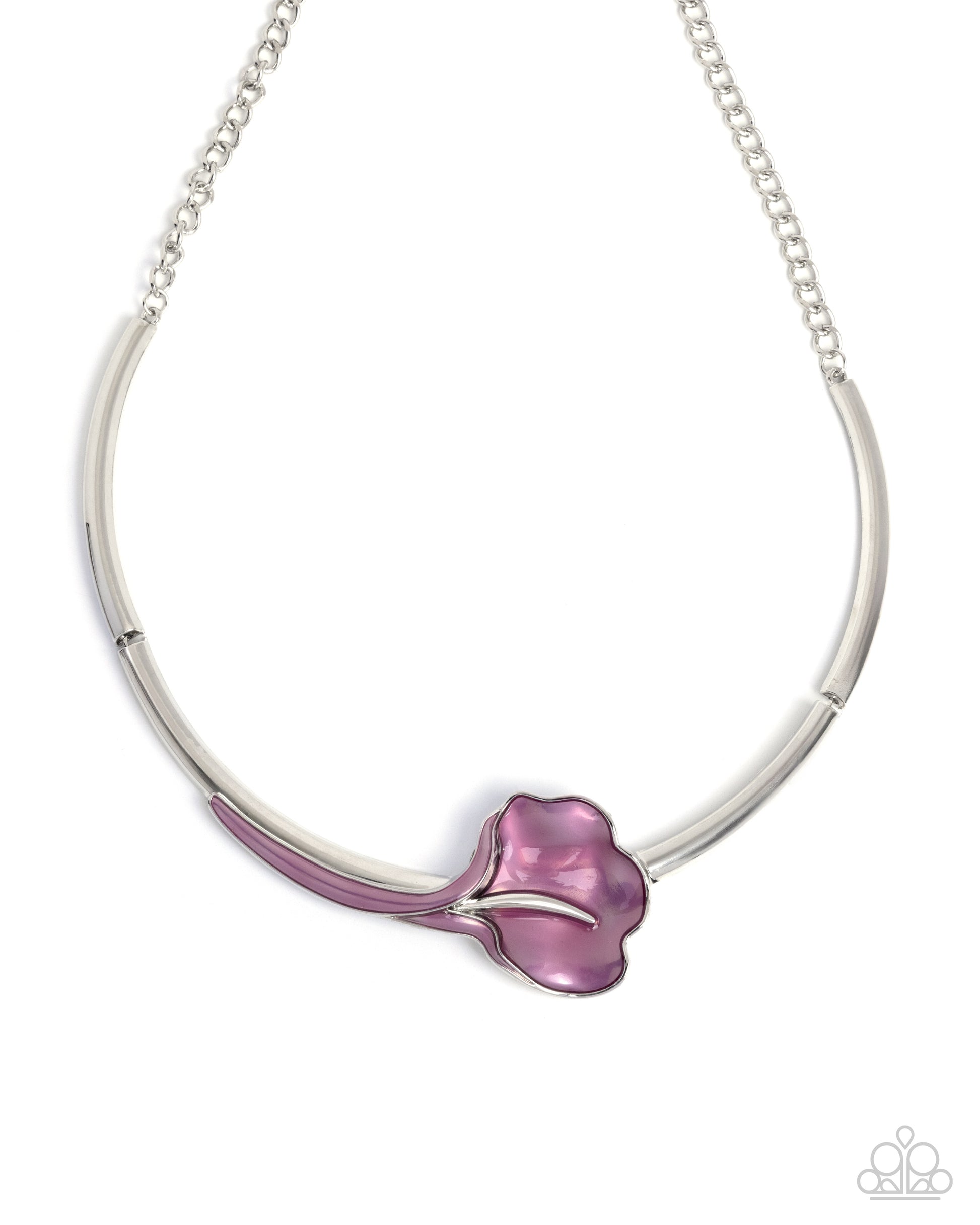 Calla Lily Chic - purple - Paparazzi necklace