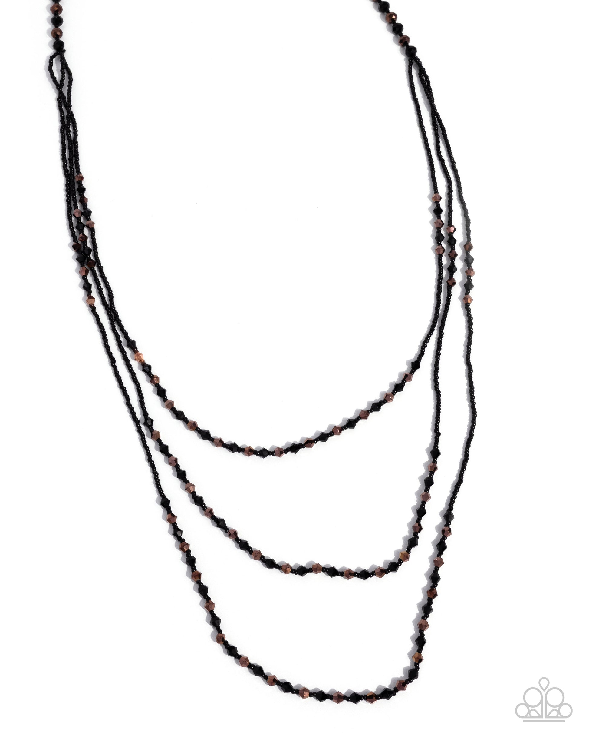 Calling Chic - black - Paparazzi necklace
