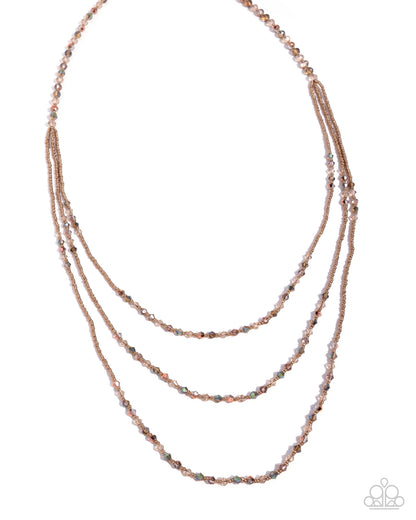 Calling Chic - brown - Paparazzi necklace