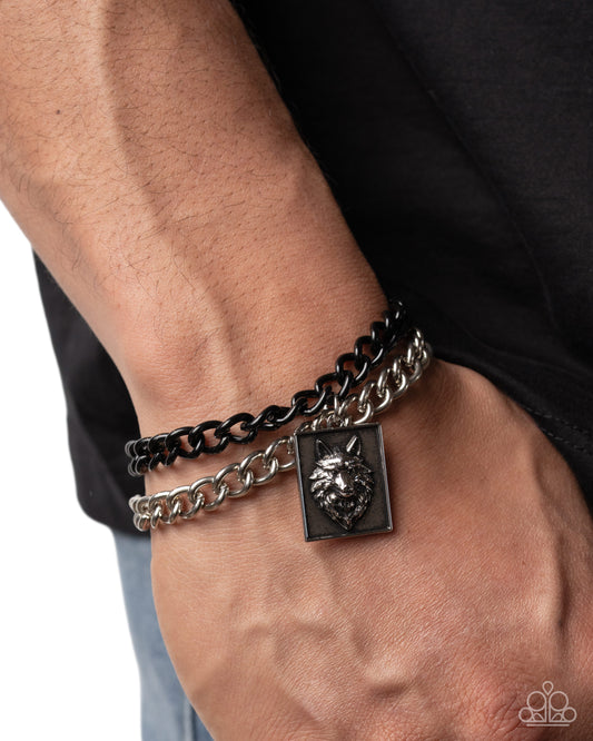 Call of the Alpha - black - Paparazzi MENS bracelet