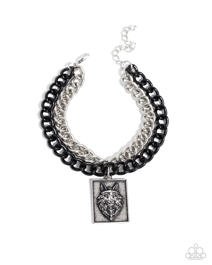 Call of the Alpha - black - Paparazzi MENS bracelet