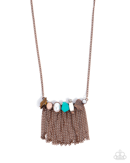 Call of the MILD - copper - Paparazzi necklace