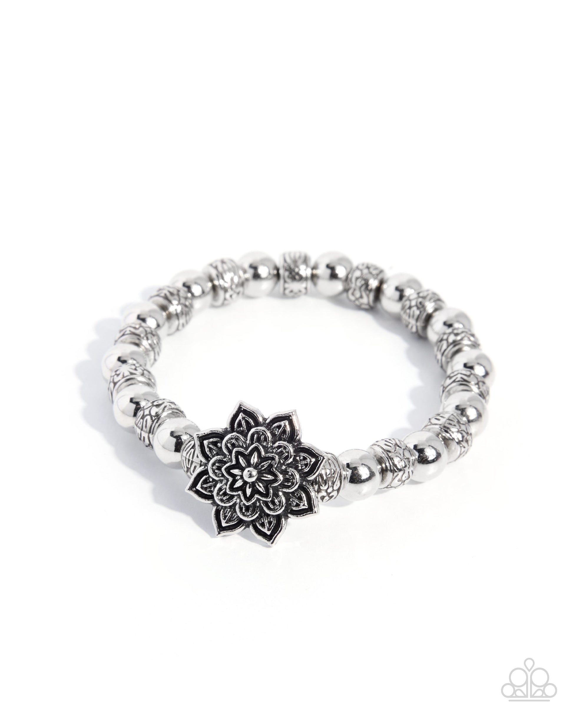 Calm and Collected - silver - Paparazzi bracelet